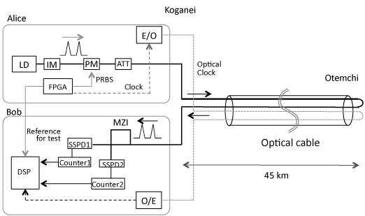 Experimental setup.